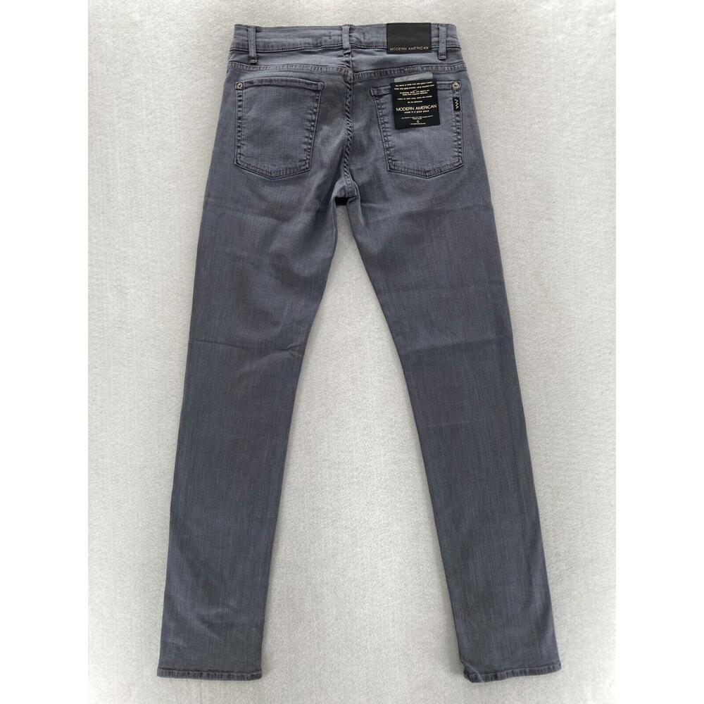 Modern American‎ Lexington Slim Jeans Mens 29x32 Storm Wash Gray Denim Stretch - Picture 14 of 14